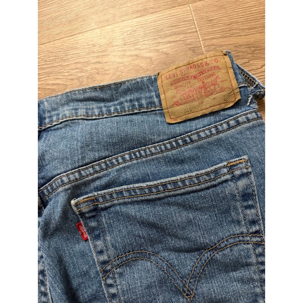 Vintage Y2K Levi's 515 Nouveau Boot Cut Jeans Women's Size 12 Medium Wash Denim - Picture 6 of 9
